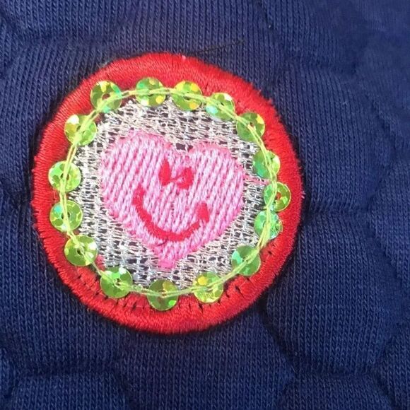 Mim-Pi blue quilted Frenchie coat, size 2T - Picture 8 of 8